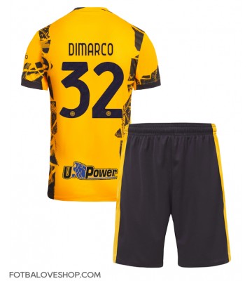 Inter Milan Federico Dimarco #32 Dětské Alternativní Dres 2024-25 Krátký Rukáv (+ trenýrky)